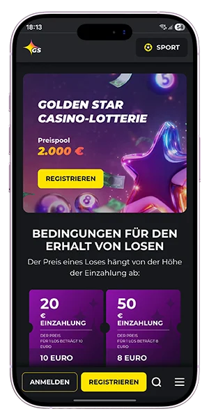 goldenstar casino ein konto erstellen